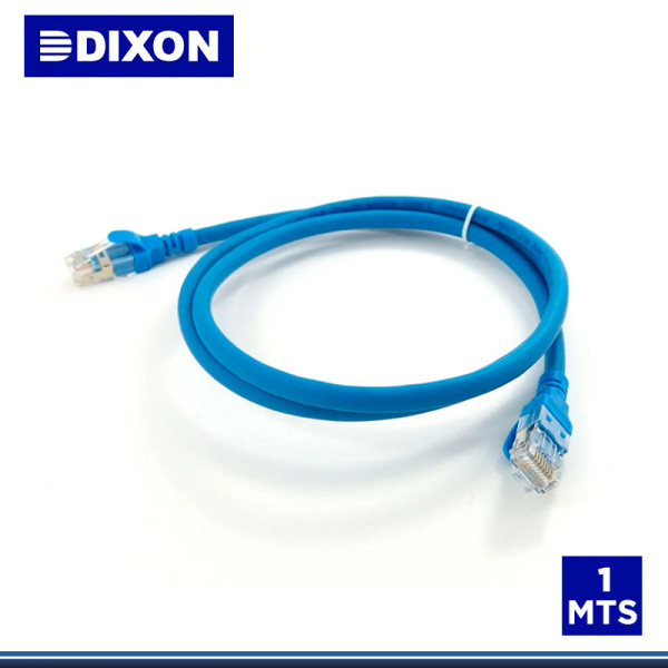 PATCH CORD DIXON CAT.6A LSZH DE 01METRO AZUL (PN:6A-CBHC-BL1)