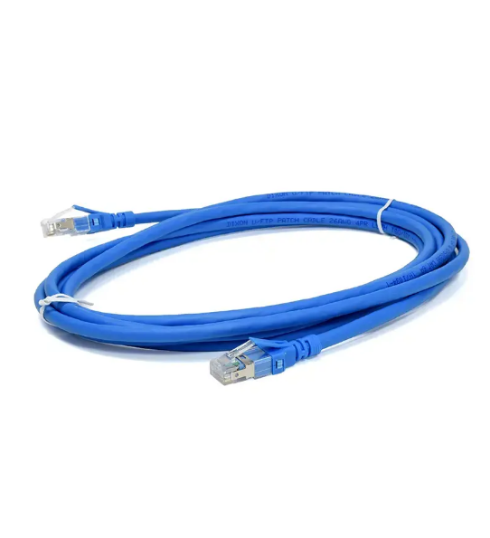 CABLE RED PATCH CORD DIXON 5mt cat-6A Azul