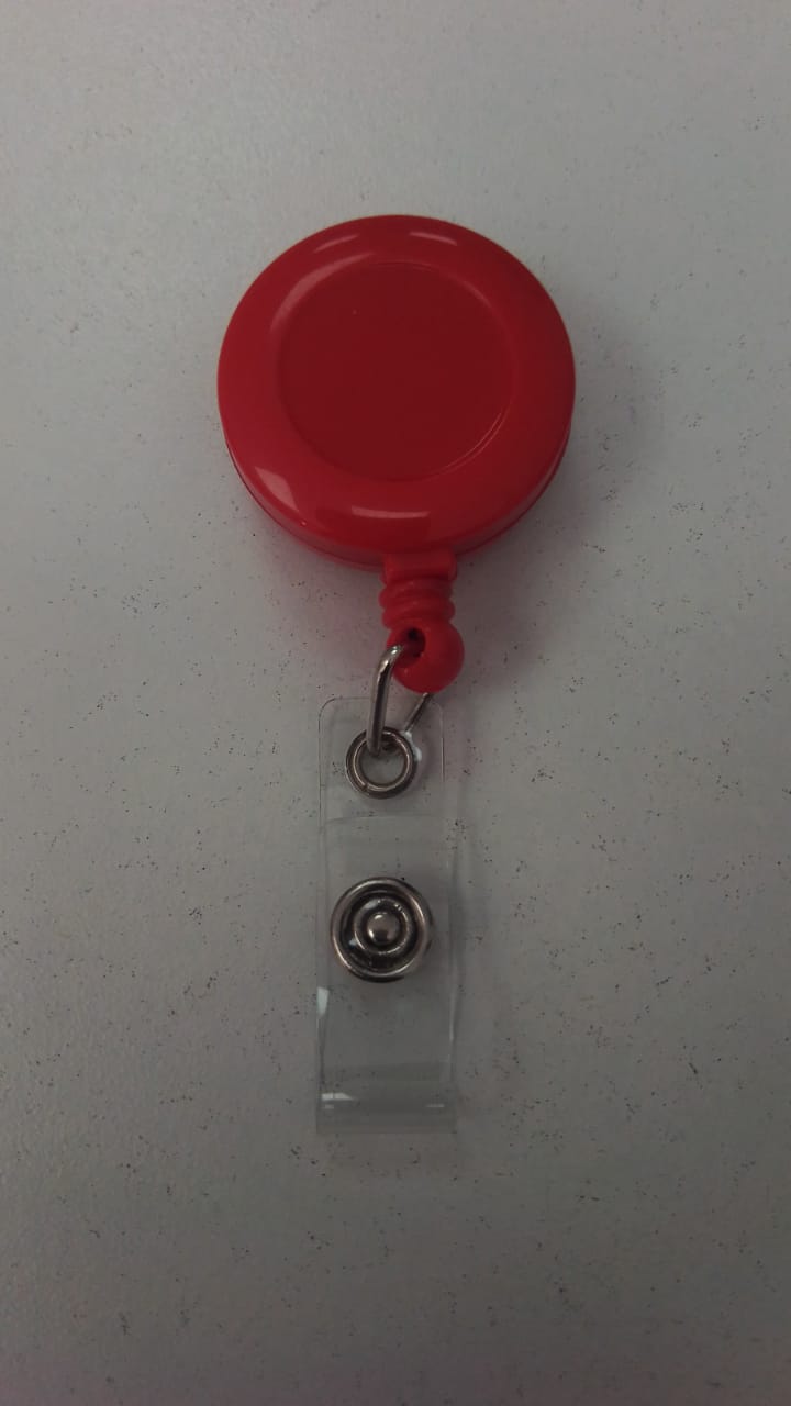 Yoyo para Porta Fotocheck Sujetadores retr ctiles (yoyos) - ROJO