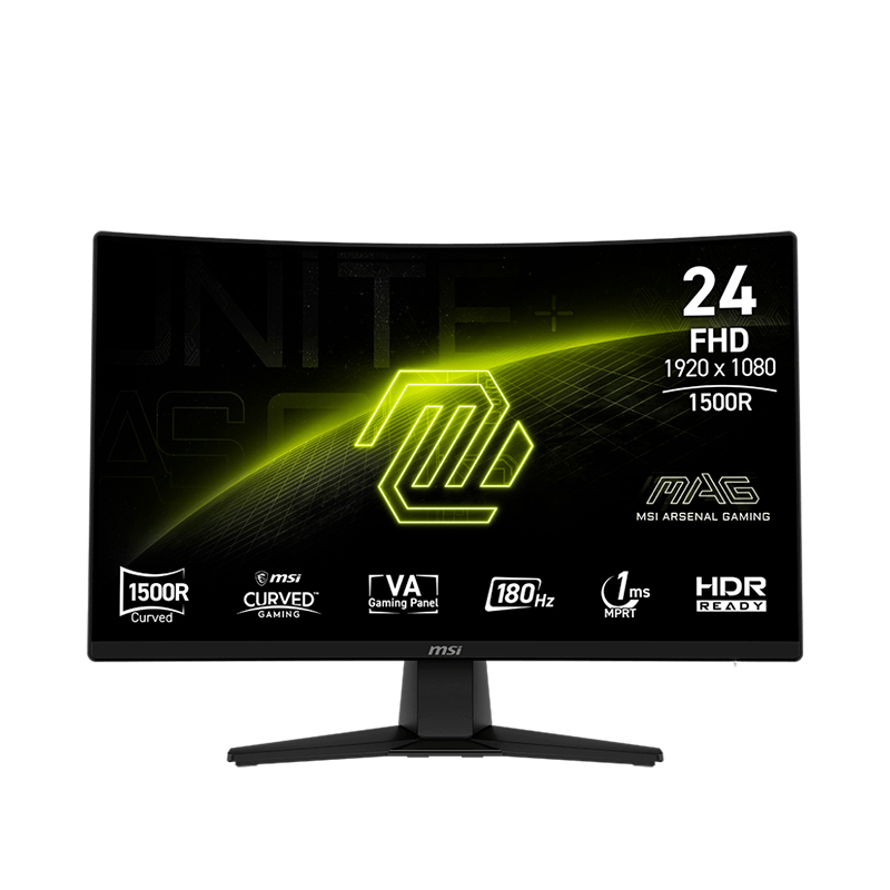 MONITOR MSI MAG-242C 24"/ VA/ FHD/ 180HZ/ 4MS