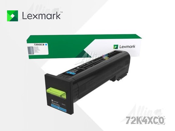 TONER LEXMARK 72K4XC0 CS820DE COLOR CYAN (22K)