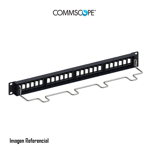 Patch Panel De 24Puertos Cat 6 Sl Modular Vacio Commscop