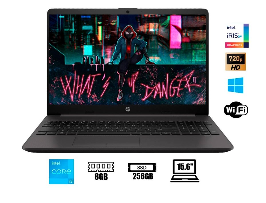 HP 250G9 15.6 I3-12/8/256/FREE