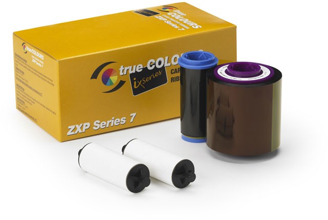 RIBBON P/CARNET COLOR RBN, YMCKO, 750 IMAGENES DE IMPRESION, ZXP7, HS