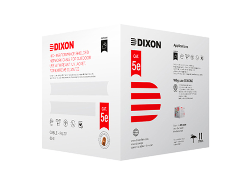CABLE RED CAT-5e 305mts DIXON 8041 Exterior