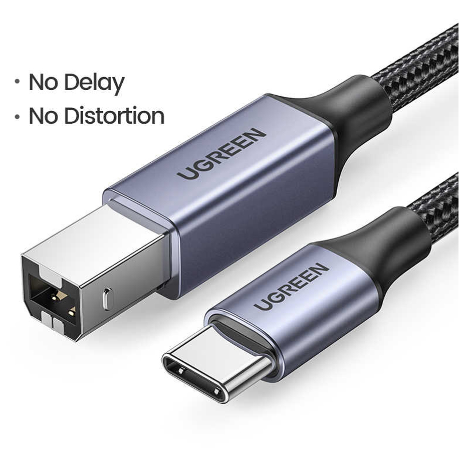 Cable USB-C a USB-B 2.0 para Impresoras - US241 (80812)