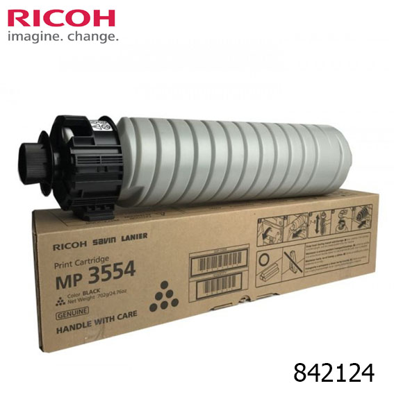 TONER RICOH 842124 MP 2554SP, 2555SP, 3054SP, 3055SP, 3554SP, 3555SP, 305MP NEGRO 8.5k