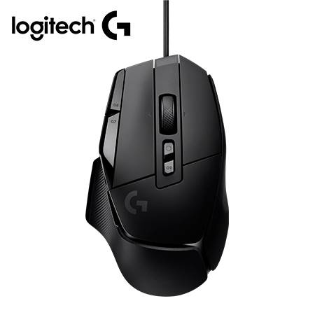 Logitech G502 X Wired Gaming Mouse - LIGHTFORCE hybrid optical-mechanical primary switches, HERO 25K gaming sensor, compatible with PC - macOS/Windows