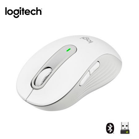 MOUSE LOGITECH SIGNATURE M650 SILENT WIRELESS/BLUETOOTH WHITE (910-006252)