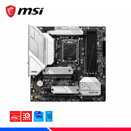 PLACA MSI MAG B660M MORTAR WIFI DDR4 LGA 1700 (PN:911-7D42-009)