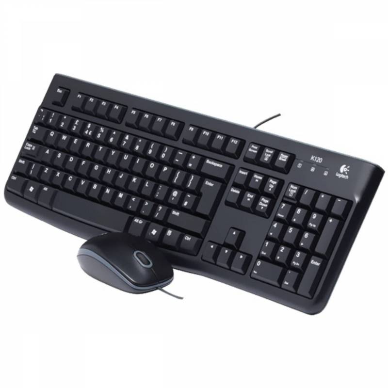 KIT LOGITECH MK120 TECLADO ESTANDAR & MOUSE OPTICO (PN:920-004428)