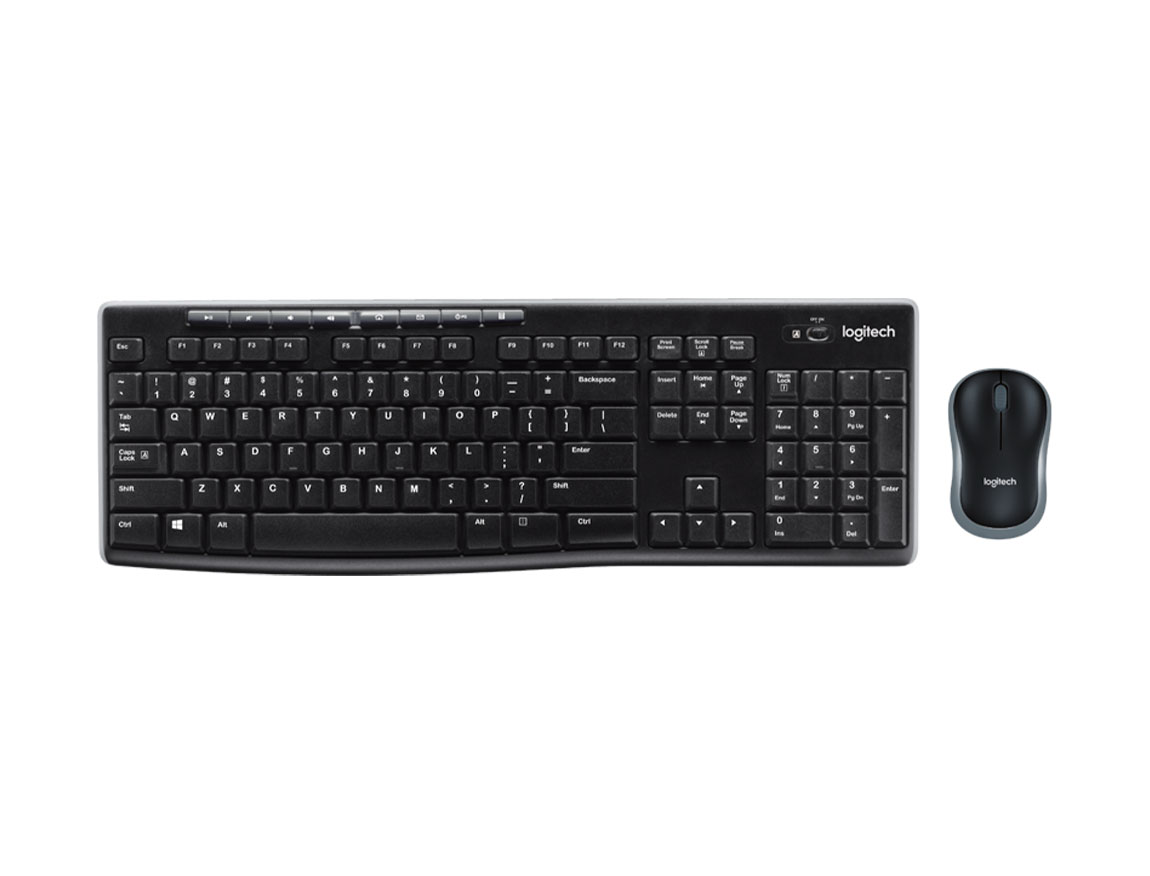 Teclado + Mouse wireless logitech MK270 Inter/Multi