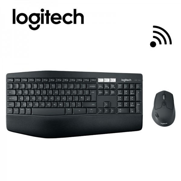 TECLADO KIT BLUETOOTH LOGITECH MK850 ( 920-008659 ) PERFORMANCE USB BLACK MOUSE 8 Botones