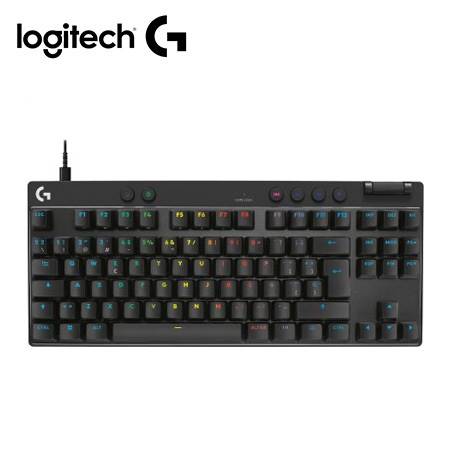 TECLADO LOGITECH PRO X TKL RAPID ANLOGO / WIRED USB-C / LIGHTSYNC RGB / KEYCONTROL BLACK (920-013131)