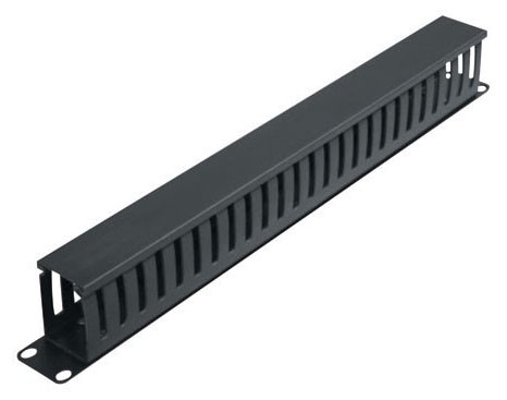 ORDENADOR HORIZONTAL DE CABLES 1U (981500118) NEGRO PVC TOTEN