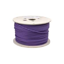 9C6L4-E2, Cable UTP Sólido 4P Cat 6 24AWG LSZH, IEC 60332-1 / IEC 60332-3 Violeta (ROLLOx305mt)