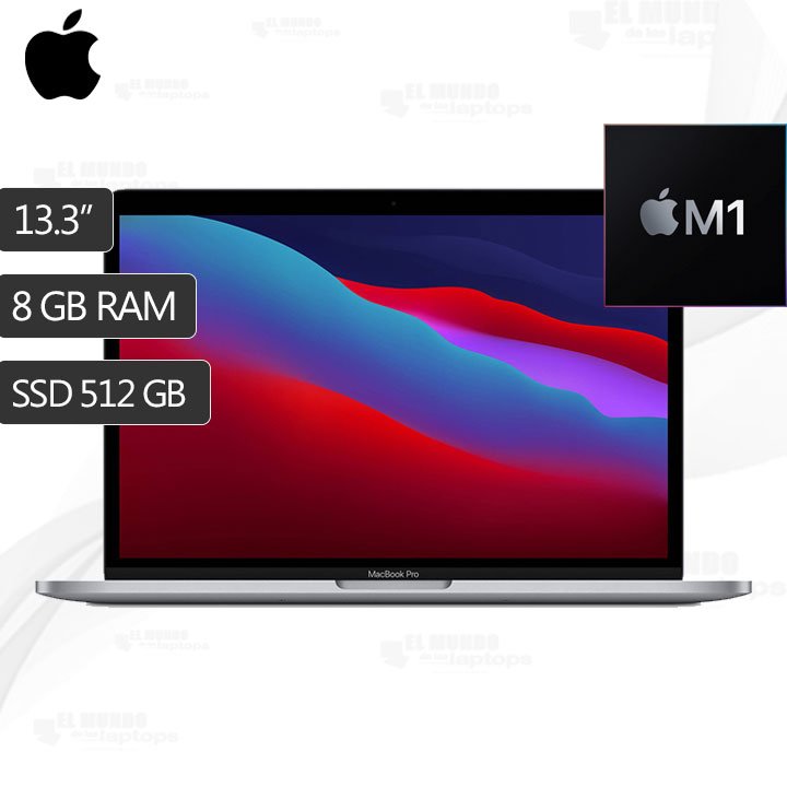 Macbook Pro A2338 Chip M2 RAM 8GB Disco 512GB SSD 13.3″ Retina Touch Bar Gris Espacial