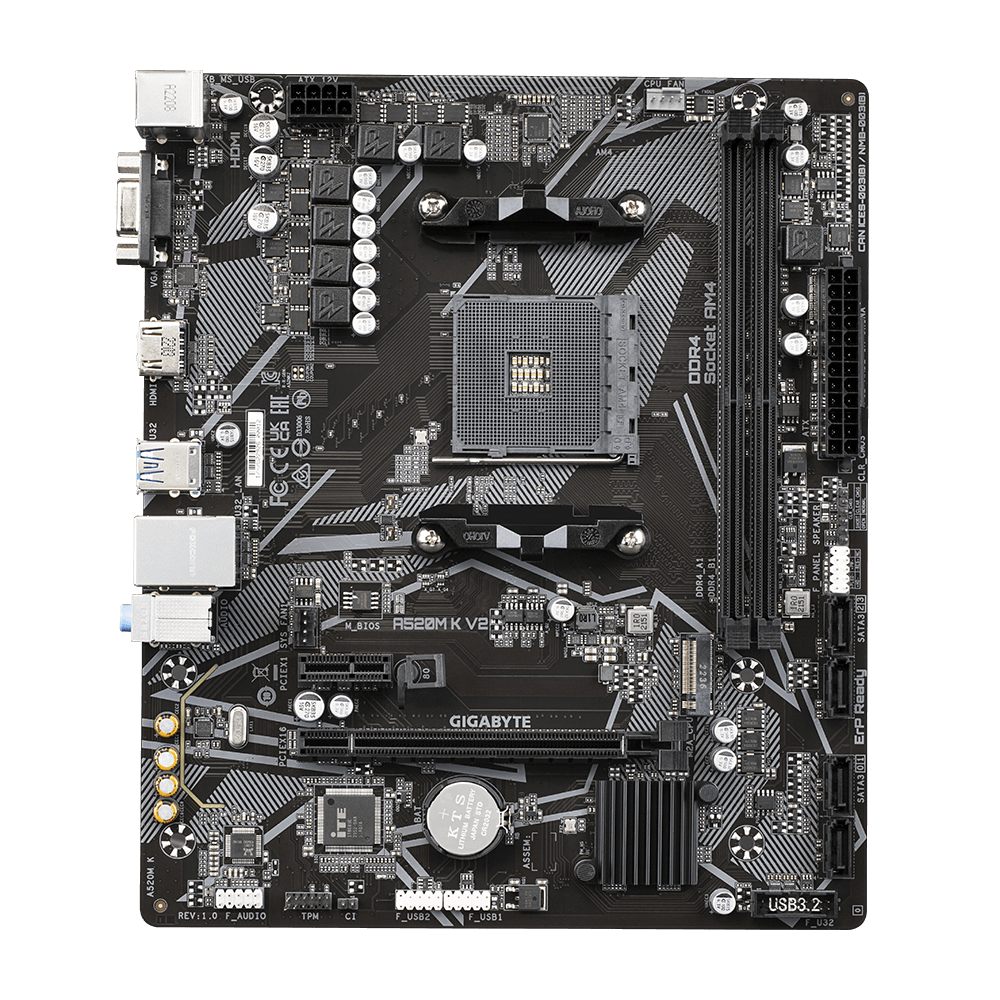 MB GIGABYTE A520M K V2 RYZEN AM4 DDR4