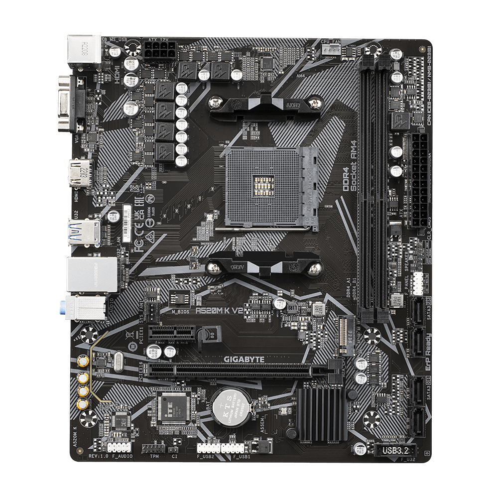 MB GIGABYTE A520M K V2 RYZEN AM4