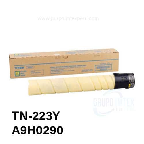 TONER KONICA MINOLTA TN-223Y YELLOW BIZHUB C-266 A9H0290