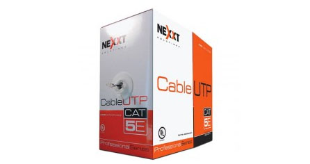CABLE RED CAT-5e 305mts NEXXT 24AWG U|UTP CM GRIS