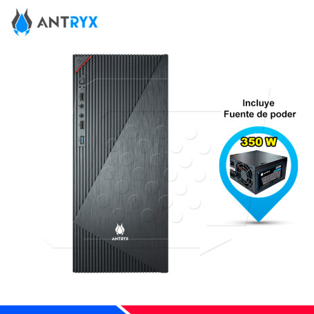 CASE Mid Tower 350W ANTRYX ELEGANT 640