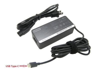 CARGADOR LENOVO 65W 20V 3.25A TIPO USB C , PARA LENOVO THINKPAD L14 P/N: ADLX65YLC2D