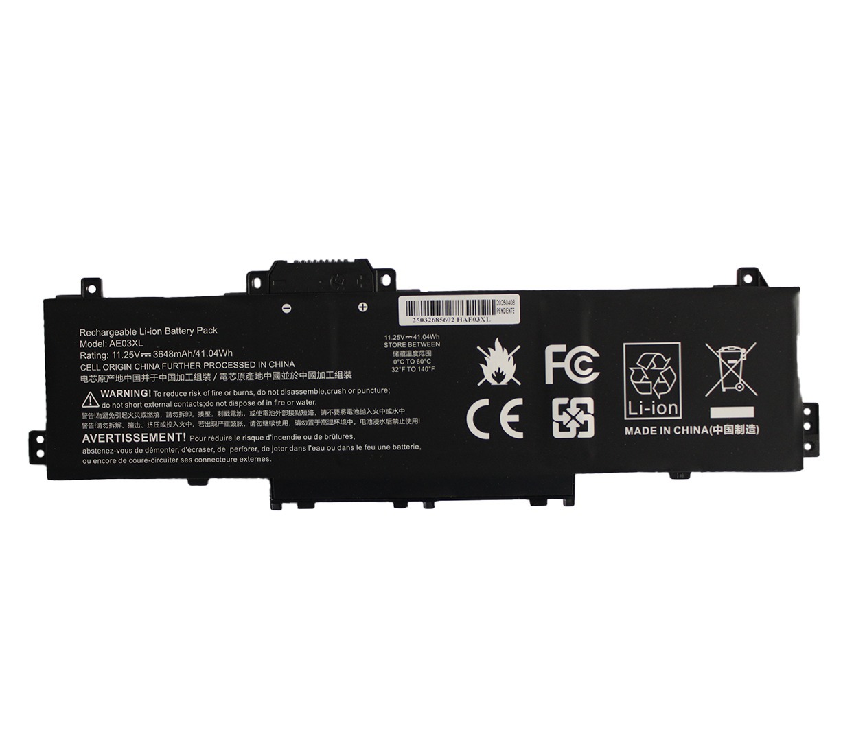 AE03XL N21969-005 - Batería de repuesto para laptop HP 240 G10 245 G10 246 G10 250 G10 255 G10 256 G10 14-EE 14-EM 14Z-EM 14-EP 14T-EP 15-FC 15Z-FC 15-FD 15T-FD AE03041XL N20951-171 N20951-CC1 TPN-DB1N