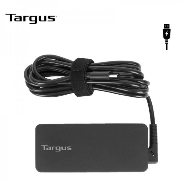 CARGADOR TARGUS P/LAPTOP USB-C 45W UNIVERSAL BLACK (APA106BT)