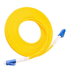 PATCH CORD DE FIBRA OPTICA LC/UPC - LC/UPC DUPLEX MONOMODO COLOR AMARILLO DE 3 METROS - NEXCONEC