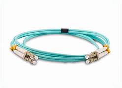 PATCH CORD DE FIBRA OPTICA LC/SC DUPLEX MULTIMODO OM3 COLOR AQUA DE 3 METROS - NEXCONEC