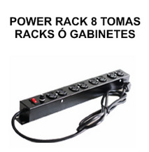 Power Rack 08 Tomas con Interruptor y Fusible de Proteccion 3M