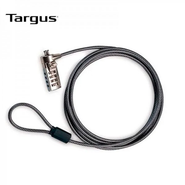 CABLE DE SEGURIDAD TARGUS DEFCON T-LOCK CLAVE 4 DIGITOS BOLSA (ASP61LA)