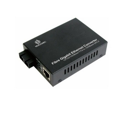 NEXCONEC SC 1310nm Monomodo Media Converter - 1 Puerto RJ45 1GB, Alcance 20km