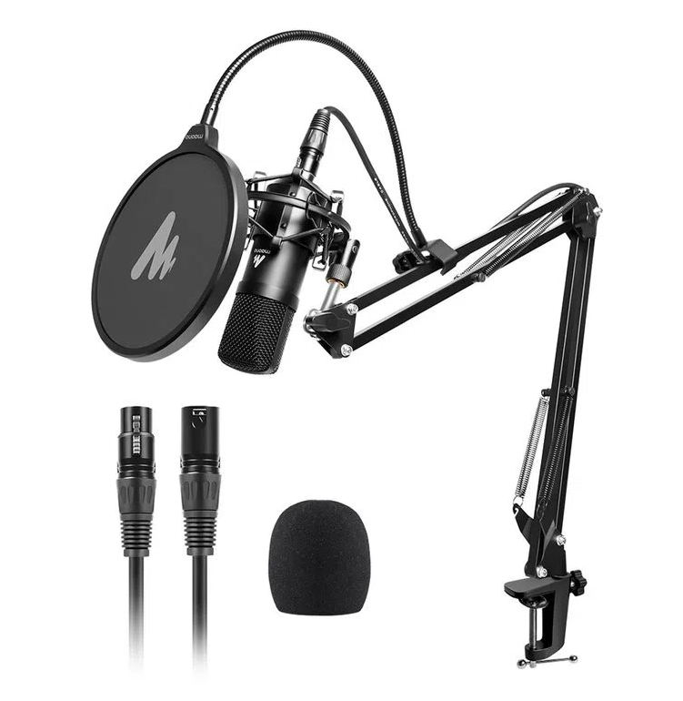 Set de micrófono Maono AU-A03PRO XLR, brazo articulado