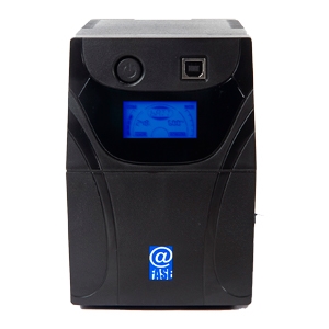 ups interactivo elise @fase, aur-650-lcd-usb, 650va / 360w, puerto inteligente usb-hi