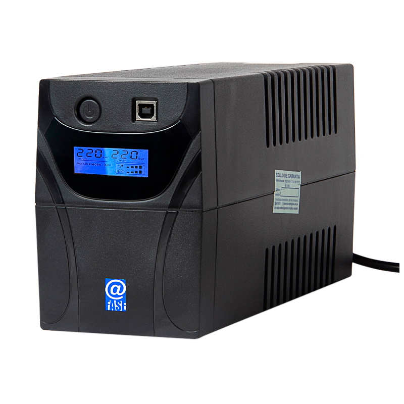 ups interactivo elise @fase, aur-850-lcd-usb, 850va / 480w, puerto inteligente usb-hi