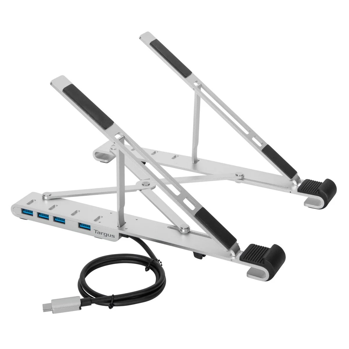 BASE TARGUS P/NOTEBOOK 10"-15.6" CON HUB USB 4-PORT PLEGABLE ALUMINIO (AWU100205GL)