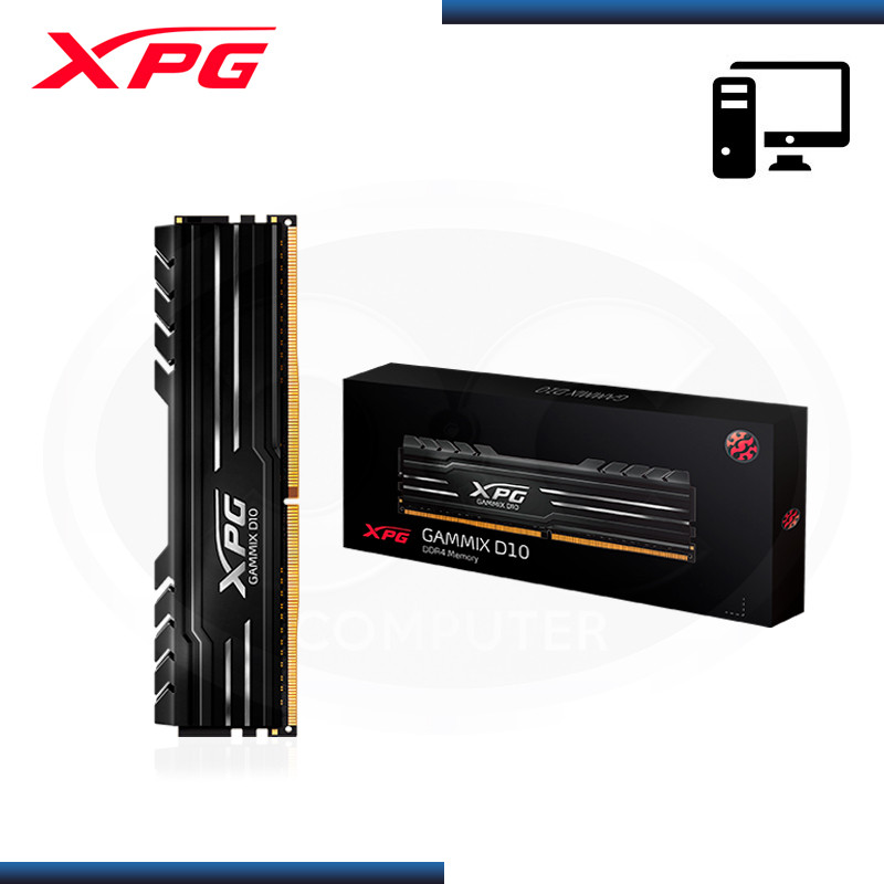 DDR4 XPG GAMMIX D10 16GB 3200MHZ BLACK AX4U320016G16A-SB10                      