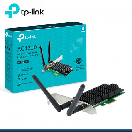TP-Link Archer T4E - Adaptador de red - PCIe perfil bajo