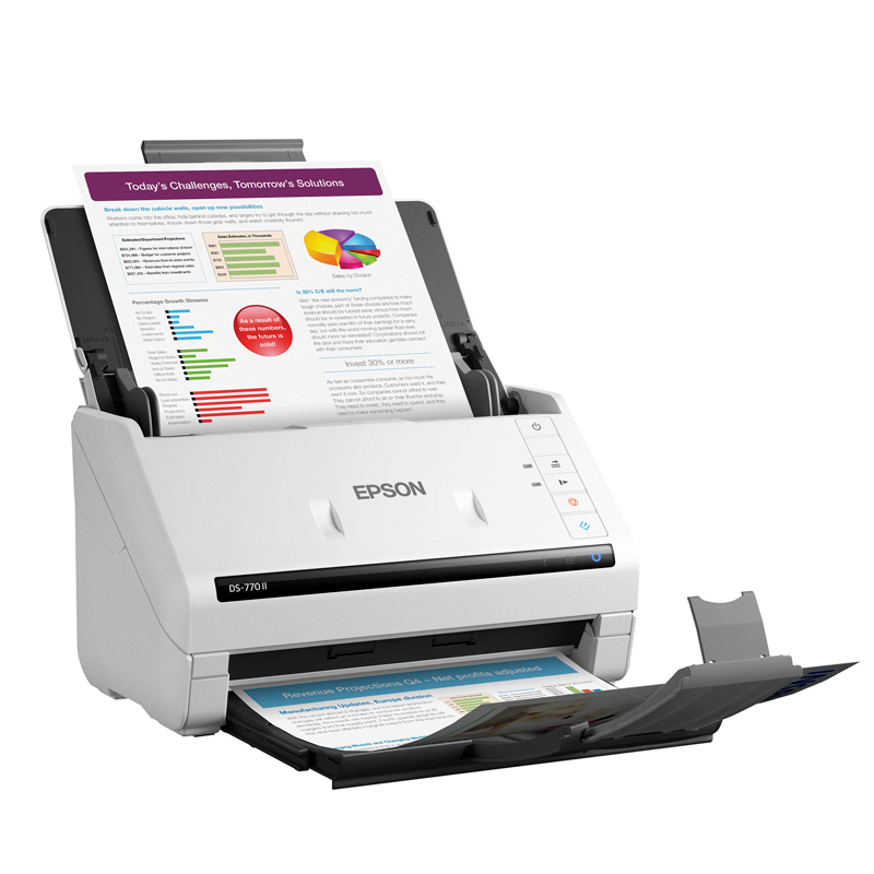 SCANNER EPSON DS-770II 45ppm Duplex ADF USB