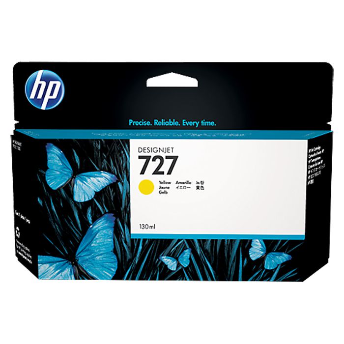 TINTA HP B3P21A (727) YELLOW 130ML.