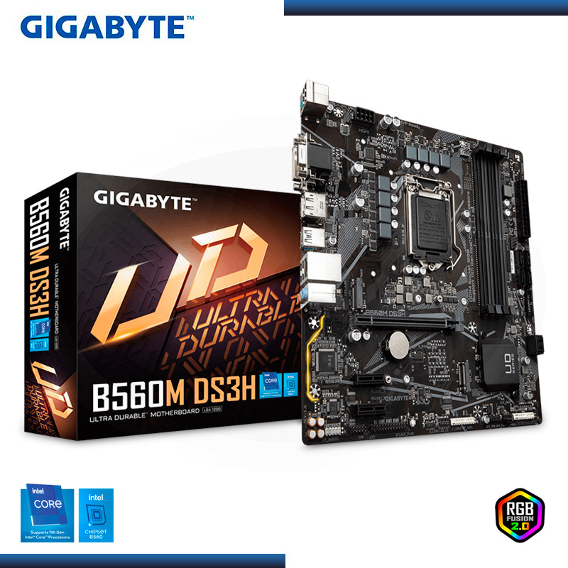 MAINBOARD GIGABYTE B560M DS3H, LGA 1200