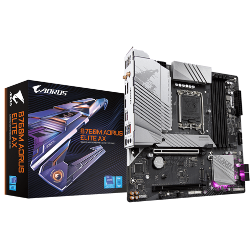 LGA 1700  INTEL GIGABYTE B760M AORUS ELITE DDR5 WIFI6 AX
