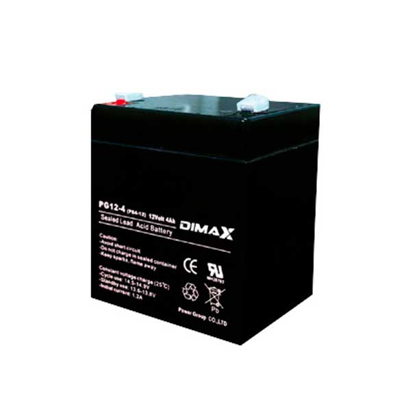 BAT-12V4A - BATERIA SECA RECARGABLE 12 VOLTIOS 4.2 AMPERIOS, IDEAL PARA PANELES DE ALARMAS Y CERCOS ELECTRICOS, MEDIDAS 10 X 9 X 7 CM.