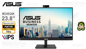 MONITOR 23.8 ASUS BE24EQSK IPS FHD PIVOTE con WebCam y Parlante integrado