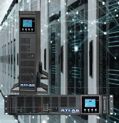 UPS Online Atlas Power 6kVA(Rack-Mount) UPS TRUE ONLINE (RACK-MOUNT) MONOFASICO DE 6KVA/6KW CON FILTROS EMI/RFI PANTALLA LCD + LED (TECNOLOGIA EUROPEA)