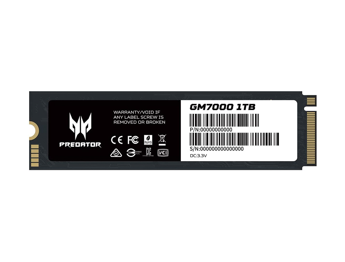 SSD PREDATOR GM7000 512GB M.2 PCIE GEN4X4 NVME BL.9BWWR.104