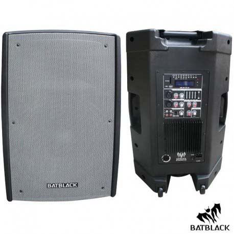 BATBLACK BT-2915A5-3BT - Parlante Activo de 15 pulgadas