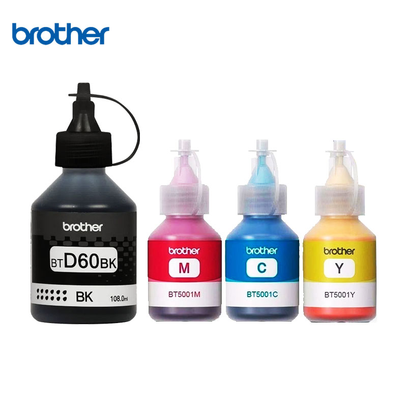 Kit Tintas Brother BT-5001 colores, BTD-60BK negro MFCT4500DW, DCPT720DW